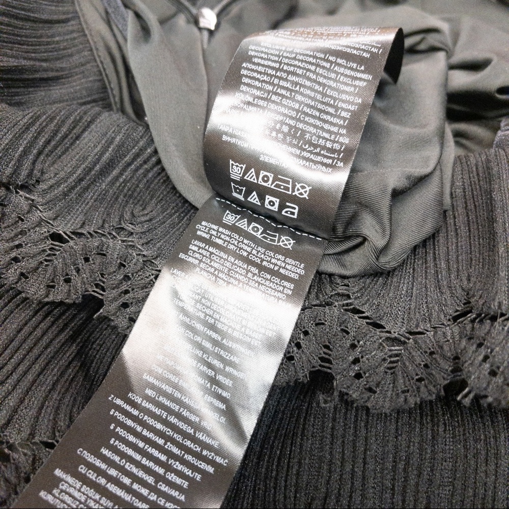 GUESS Vita Mixed-Lace Ruffled Romper - Picture 7 of 8